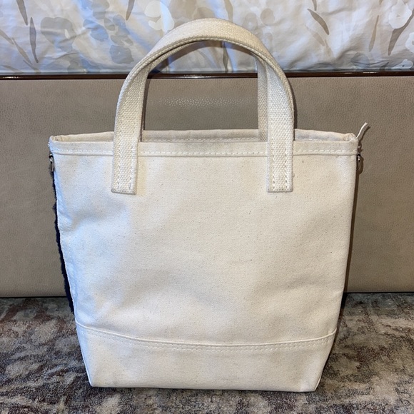 Steele Canvas Lamb Fur Canvas Mini Tote bag - Picture 2 of 7